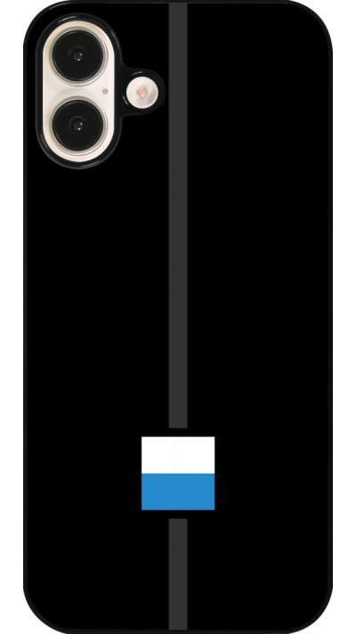 iPhone 16 Plus Case Hülle - Kanton LU schwarz