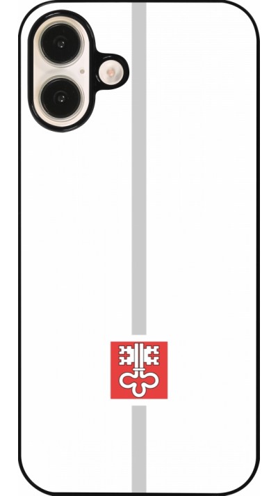 iPhone 16 Plus Case Hülle - Kanton NW weiss
