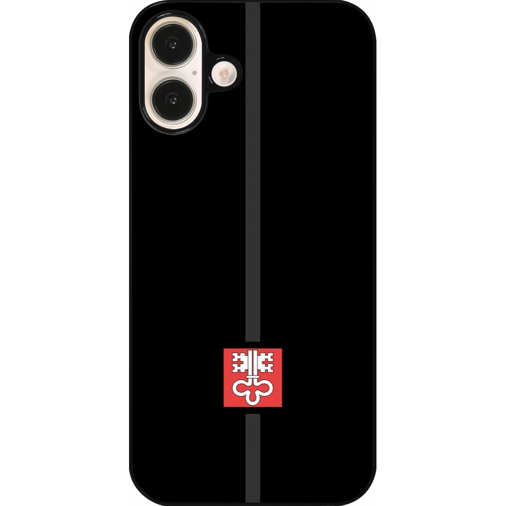 iPhone 16 Plus Case Hülle - Kanton NW schwarz