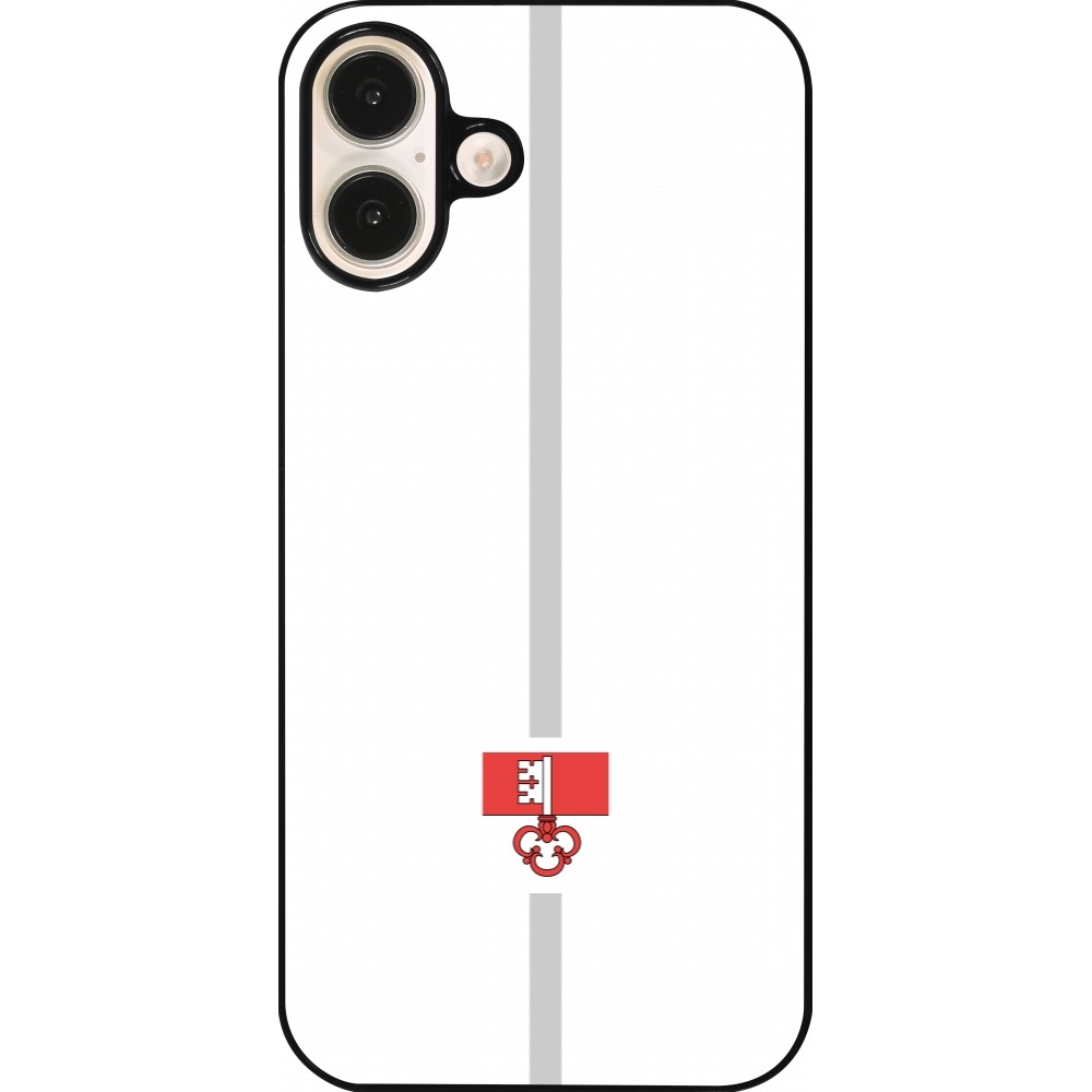 iPhone 16 Plus Case Hülle - Kanton OW weiss