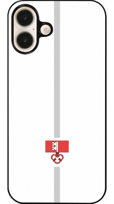 iPhone 16 Plus Case Hülle - Kanton OW weiss