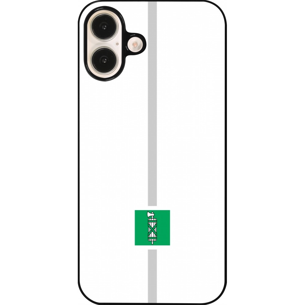 iPhone 16 Plus Case Hülle - Kanton SG weiss