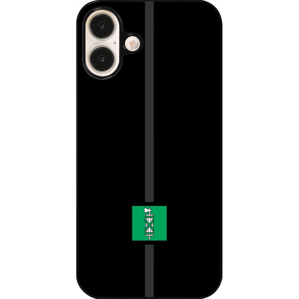 iPhone 16 Plus Case Hülle - Kanton SG schwarz