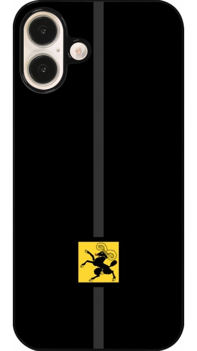 iPhone 16 Plus Case Hülle - Kanton SH schwarz