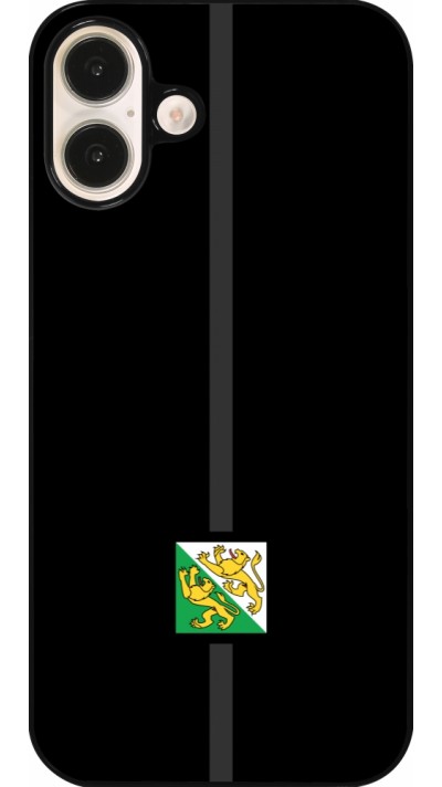 iPhone 16 Plus Case Hülle - Kanton TG schwarz