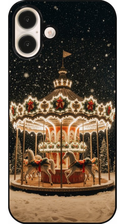 iPhone 16 Plus Case Hülle - Christmas 25 Carousel