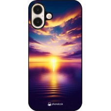 iPhone 16 Plus Case Hülle - Sonnenuntergang gelb violett