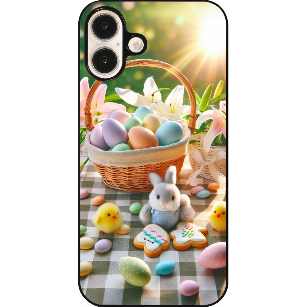 iPhone 16 Plus Case Hülle - Ostern 2025 Osterkorb