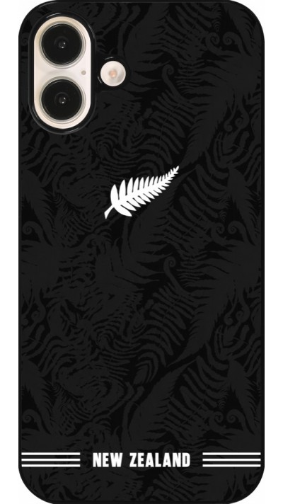 Coque iPhone 16 Plus - Maillot de football Nouvelle-Zélande 2026 personnalisable