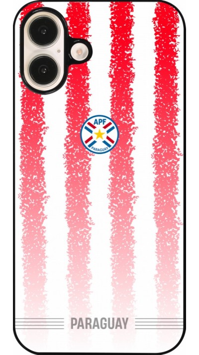 Coque iPhone 16 Plus - Maillot de football Paraguay 2026 personnalisable