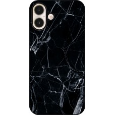 iPhone 16 Plus Case Hülle - Marble Black 01