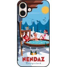 iPhone 16 Plus Case Hülle - Nendaz Mountain Jacuzzi
