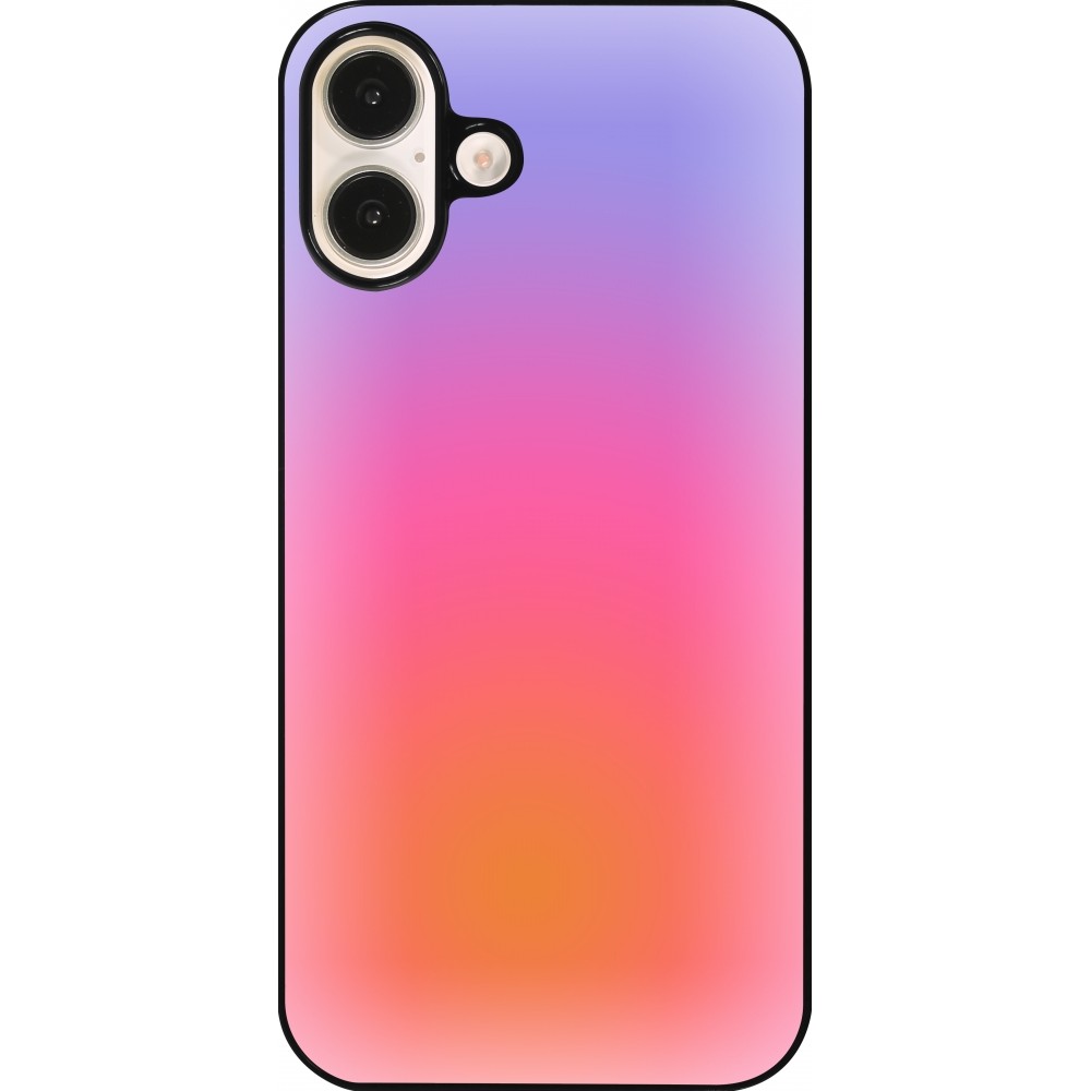iPhone 16 Plus Case Hülle - Orange Pink Blue Gradient