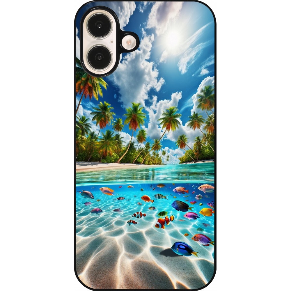 iPhone 16 Plus Case Hülle - Strandparadies
