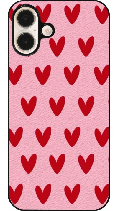 iPhone 16 Plus Case Hülle - Saint Valentines Day 26 Pattern heart