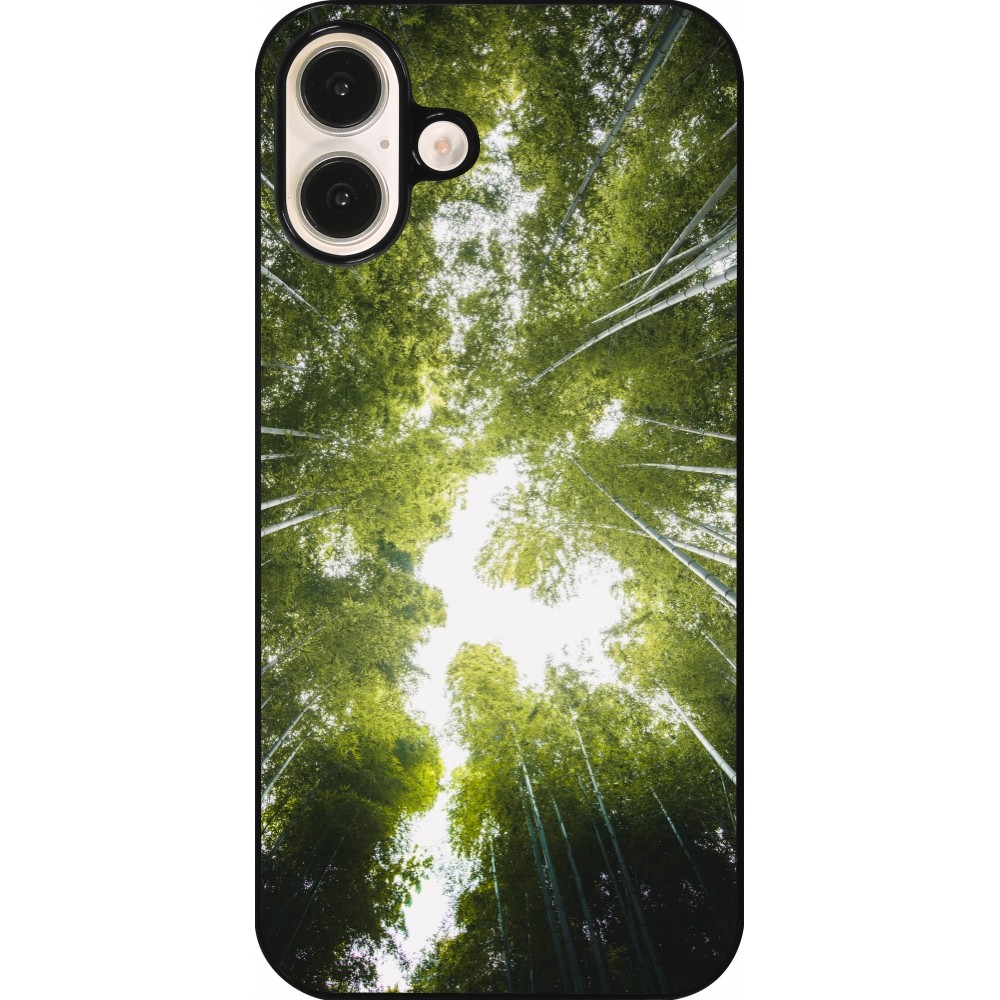 iPhone 16 Plus Case Hülle - Spring 23 forest blue sky