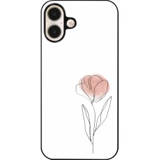 iPhone 16 Plus Case Hülle - Spring 23 minimalist flower