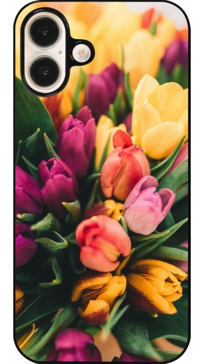 Coque iPhone 16 Plus - Bouquet of tulips Spring 2026