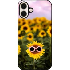 iPhone 16 Plus Case Hülle - Sunflower with glasses Spring 2026