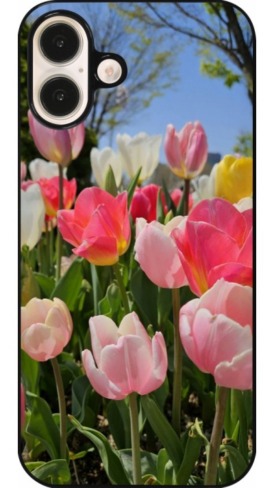 Coque iPhone 16 Plus - Tulips Spring 2026