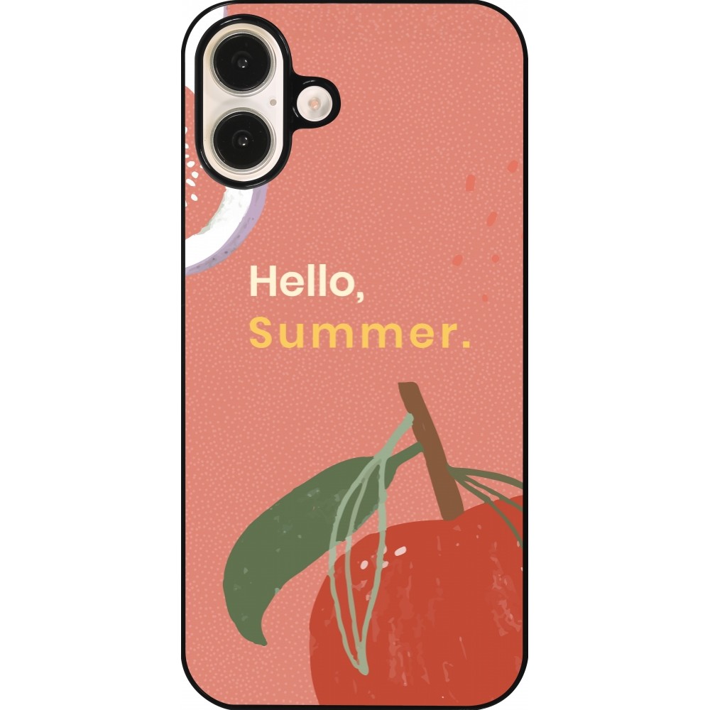 iPhone 16 Plus Case Hülle - Summer 2025 Hello summer