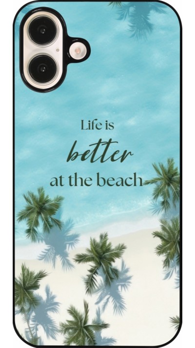iPhone 16 Plus Case Hülle - Summer 2025 Life is better at the beach