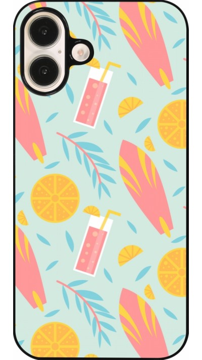 iPhone 16 Plus Case Hülle - Summer 2025 Pattern citron
