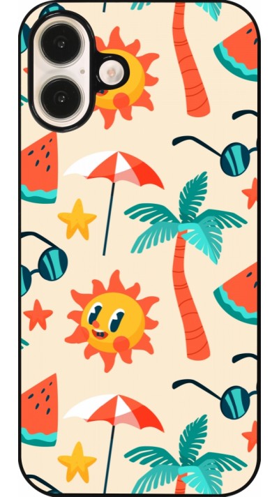iPhone 16 Plus Case Hülle - Summer 2025 Pattern soleil