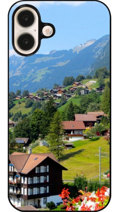 iPhone 16 Plus Case Hülle -  Nationalfeiertag Schweiz Landschaft