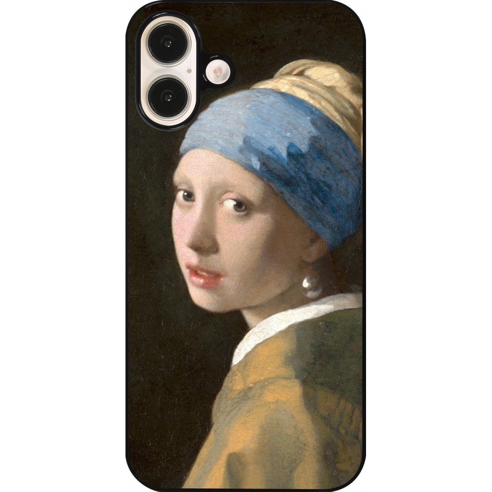 iPhone 16 Plus Case Hülle - Kunstbild - Das Mädchen mit dem Perlenohrring - Jan Vermeer