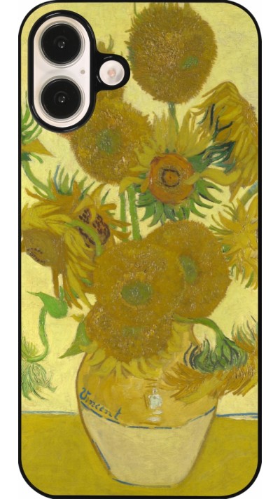 iPhone 16 Plus Case Hülle - Kunstbild - Sonnenblumen  - Van Gogh