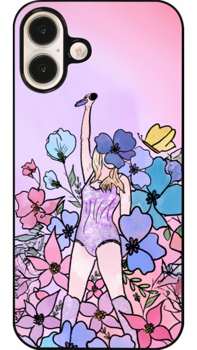 iPhone 16 Plus Case Hülle - Taylor Swift Sketch - Pink