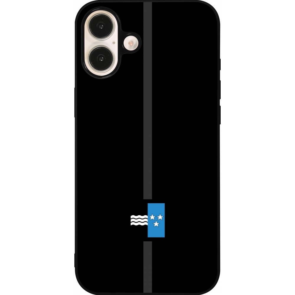 iPhone 16 Plus Case Hülle - Silikon schwarz Kanton AG schwarz