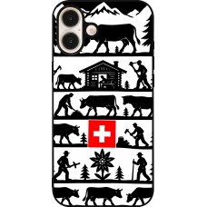 iPhone 16 Plus Case Hülle - Silikon schwarz Poya Schweiz 1