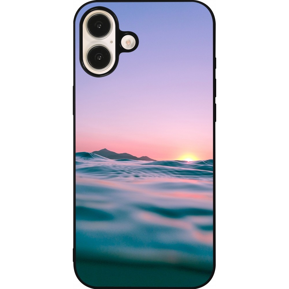 iPhone 16 Plus Case Hülle - Silikon schwarz Summer 2021 12