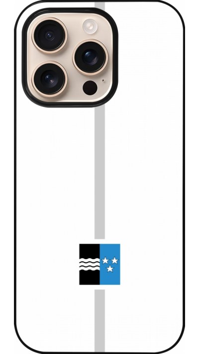 Coque iPhone 16 Pro - Canton AG blanc