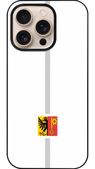 Coque iPhone 16 Pro - Canton GE blanc