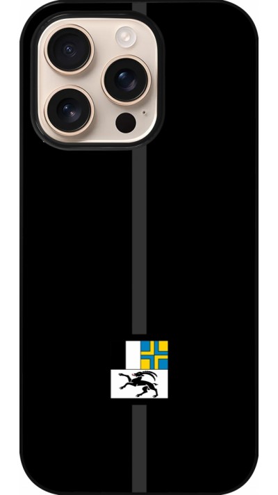 Coque iPhone 16 Pro - Canton GR noir