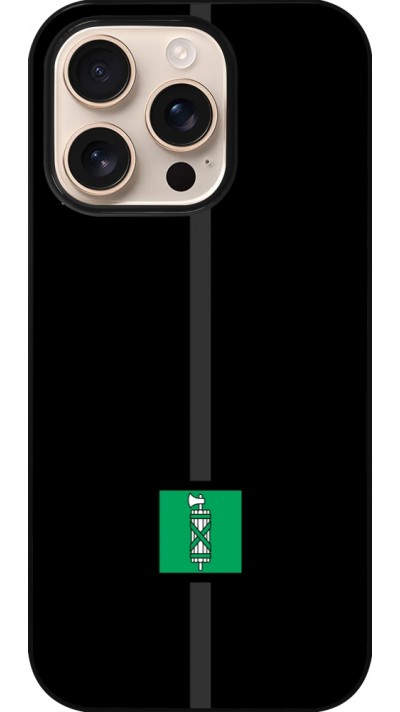 Coque iPhone 16 Pro - Canton SG noir