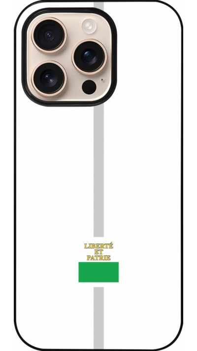 Coque iPhone 16 Pro - Canton VD blanc
