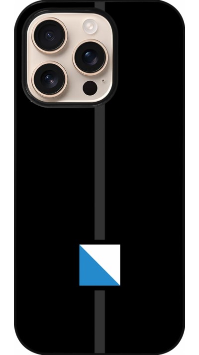 Coque iPhone 16 Pro - Canton ZH noir