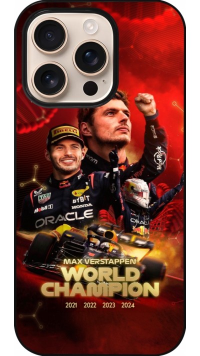 iPhone 16 Pro Case Hülle - Max Verstappen Champion 2023