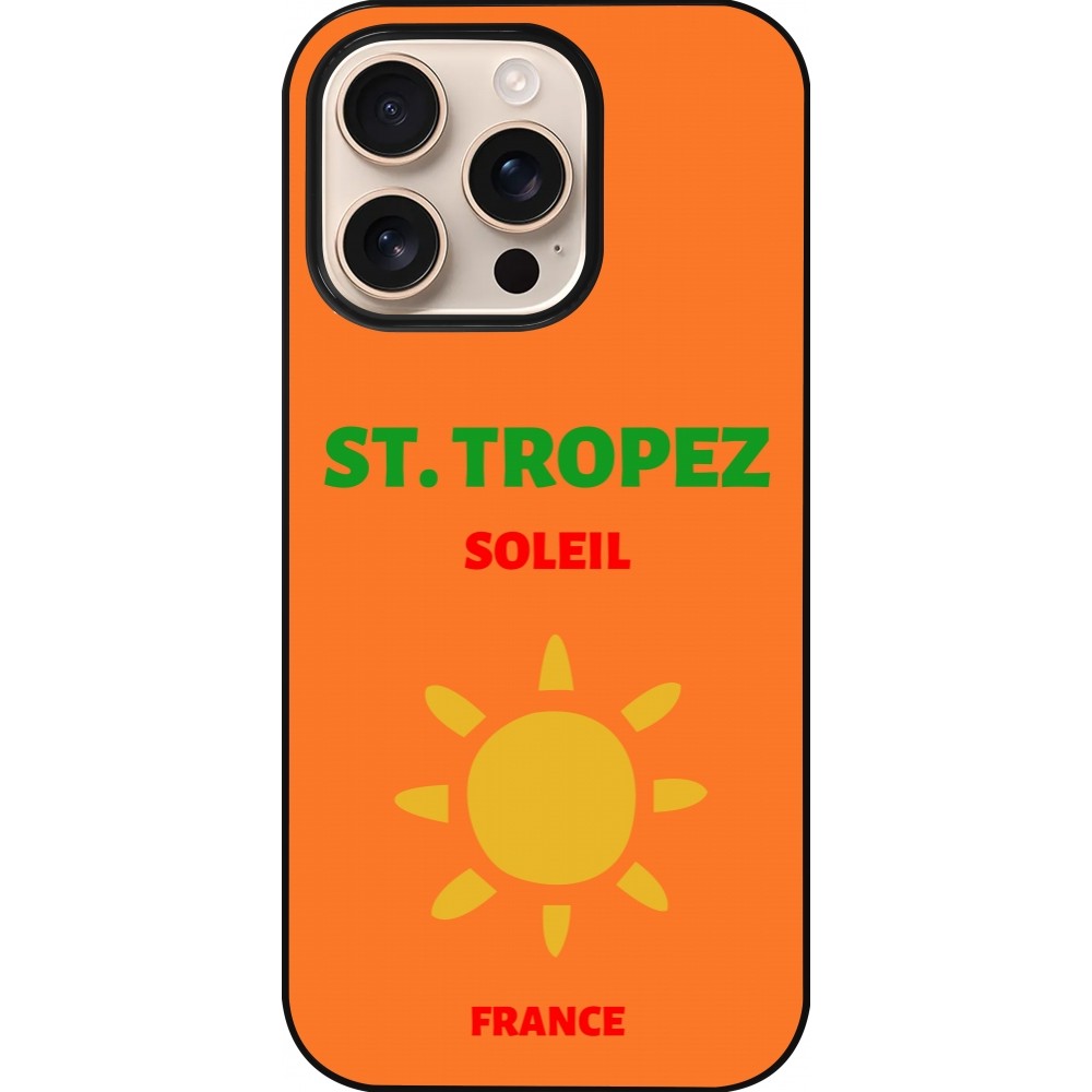 iPhone 16 Pro Case Hülle - Pop Summer Destination St-Tropez