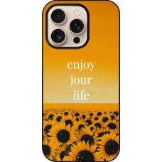 iPhone 16 Pro Case Hülle - Summer 2025 Enjoy your life
