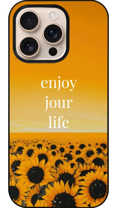 iPhone 16 Pro Case Hülle - Summer 2025 Enjoy your life