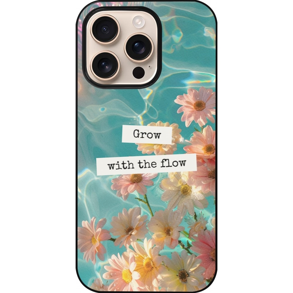 iPhone 16 Pro Case Hülle - Summer 2025 Grow with the flow