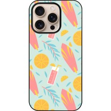iPhone 16 Pro Case Hülle - Summer 2025 Pattern citron