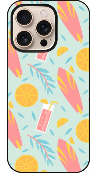 iPhone 16 Pro Case Hülle - Summer 2025 Pattern citron