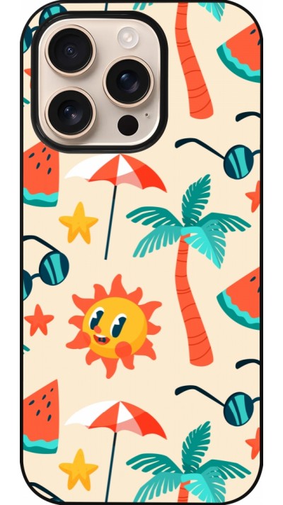 iPhone 16 Pro Case Hülle - Summer 2025 Pattern soleil