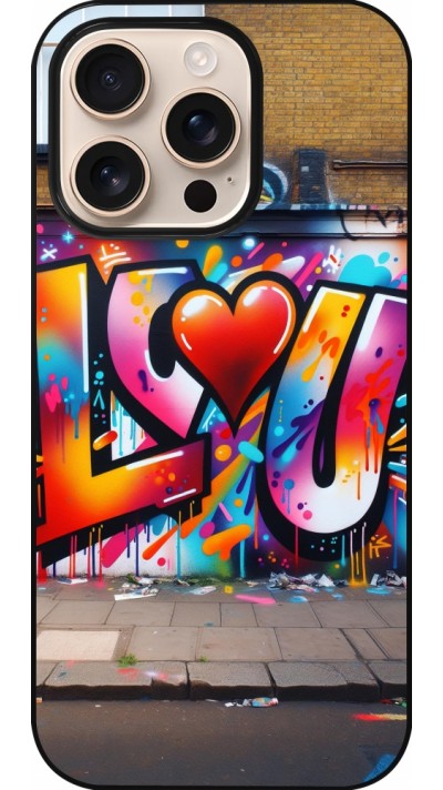 iPhone 16 Pro Case Hülle - Valentin 2025 Liebe U Tag